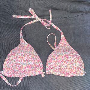 Hollister Floral Bikini Top